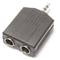 Adaptador d'àudio estèreo 1 x minijack-3.5-mascle a 2 x jack-6.3mm-femella