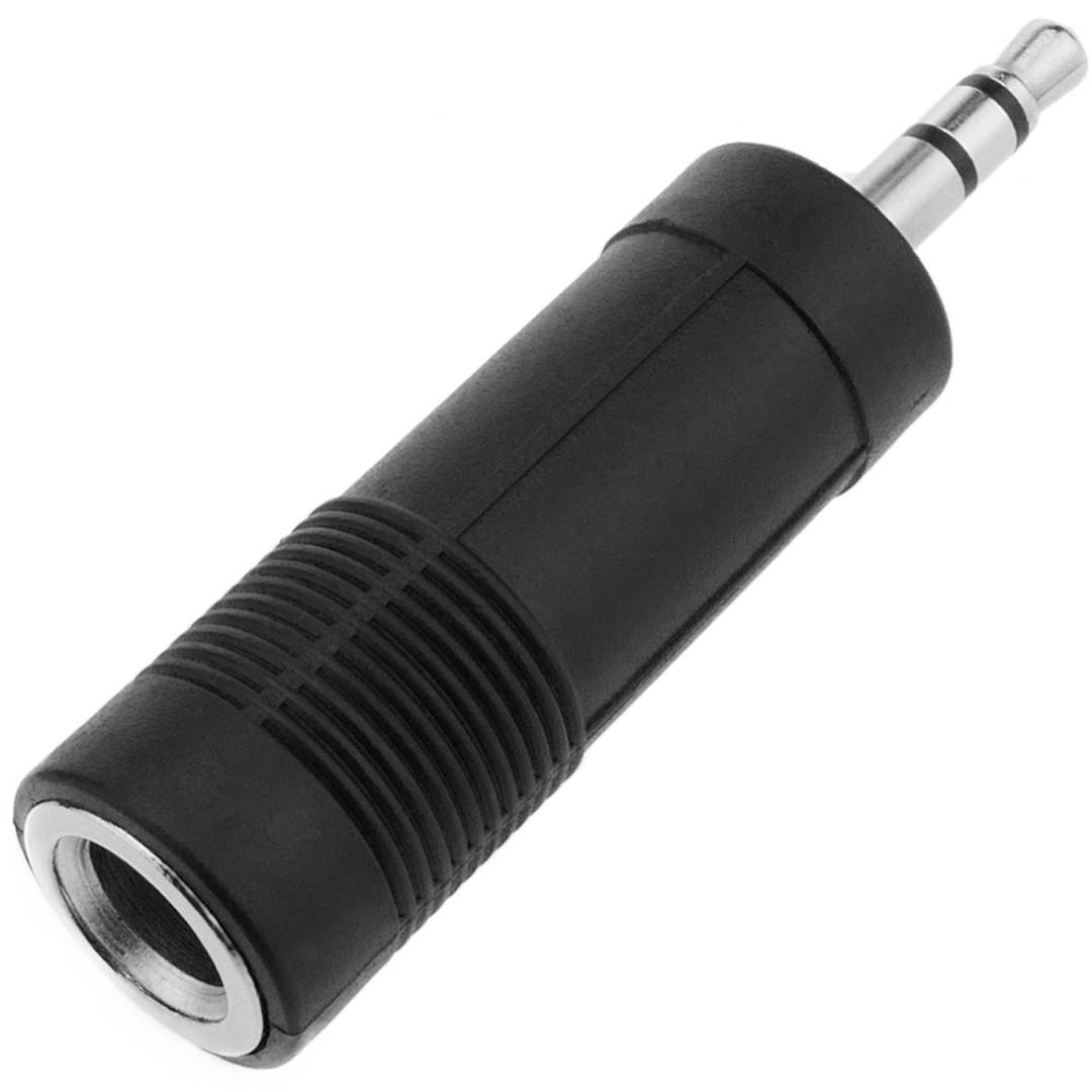 Stereo Audio Adapter (Jack-3.5mm-M/Jack-6.3mm-H) - Cablematic