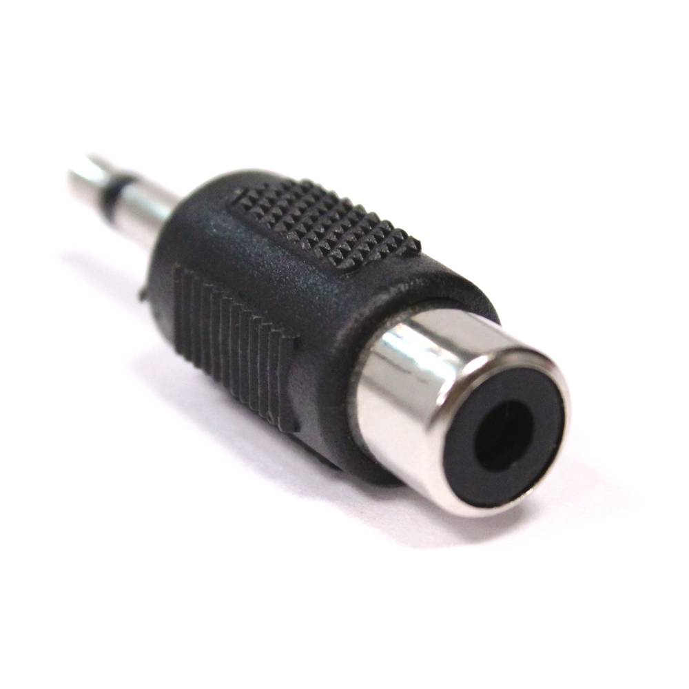 Audio Cinch Klinke Stecker Adapter Cinchstecker auf Klinken-Stecker 3,5 mm mono 