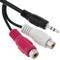Audio Adapter 3.5mm Stereo Jack M to 25 cm H 2RCA