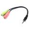 Audio adapter CTIA for headphone and microphone minijack 3.5