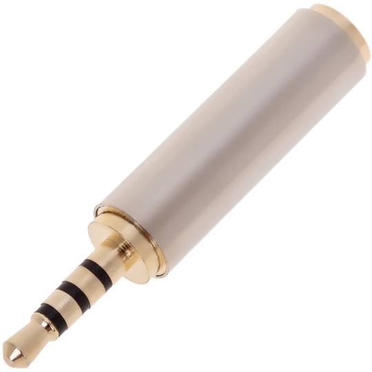 Lot De 5 Coupleurs Mini Jack 3.5mm Femelle-Femelle - Rallonge Audio Stéréo - Marque Française Adaptout - Garantie 2 Ans
