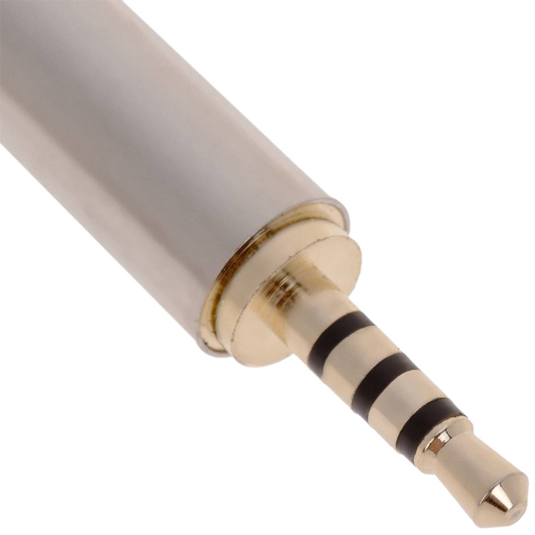 Jack da 3,5 mm audio adattatore a 4 pin femmina a jack da 2,5 mm maschio
