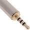 Jack da 3,5 mm audio adattatore a 4 pin femmina a jack da 2,5 mm maschio