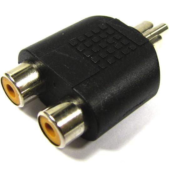 RCA-M/2xRCA-H Adapter