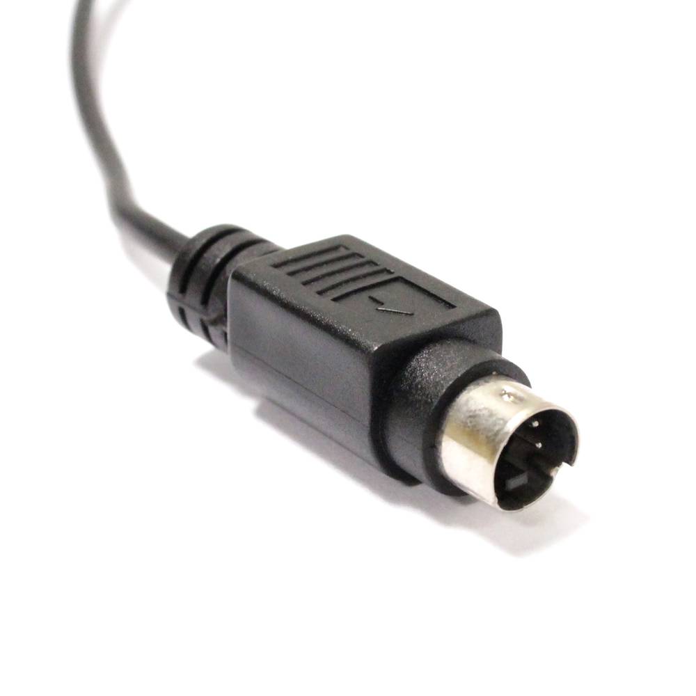 Male 14 7-PIN S-Video Mini DIN to Composite RCA Video Adapter Cable Male 