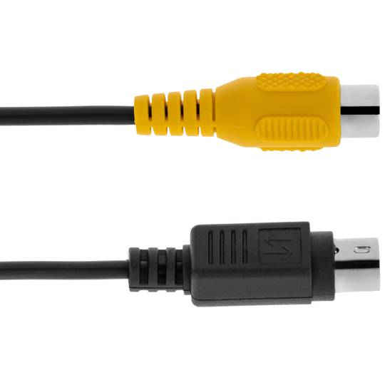 Kompozytowy adapter wideo do żeńskiego złącza SVCA RCA na 4-stykowe męskie złącze miniDIN