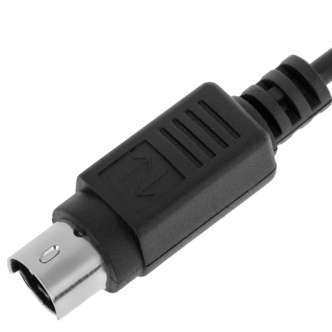 Kompozytowy adapter wideo do żeńskiego złącza SVCA RCA na 4-stykowe męskie złącze miniDIN