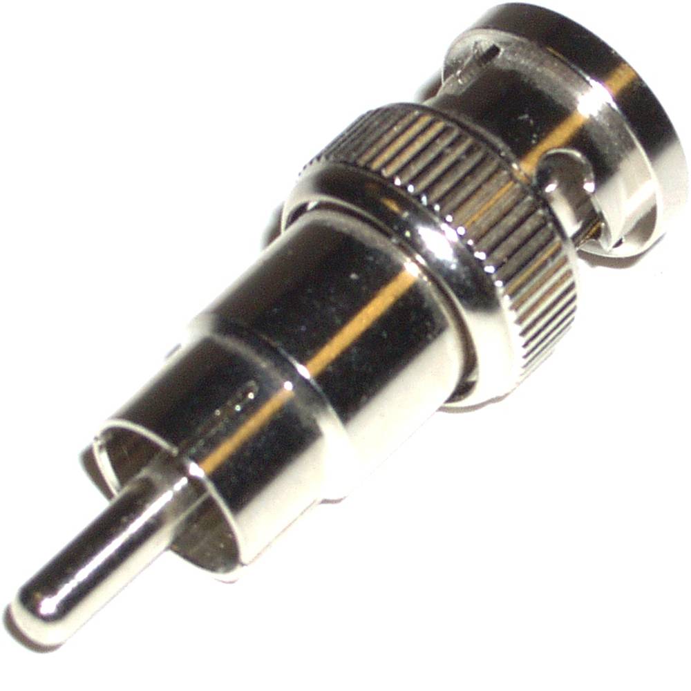 Coaxial Adapter (BNC/RG59-M to RCA-M)