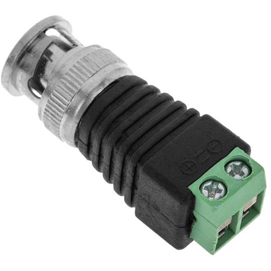 Adapter BNC męski na zaciskowy