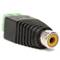 Adaptateur RCA femelle à bornier