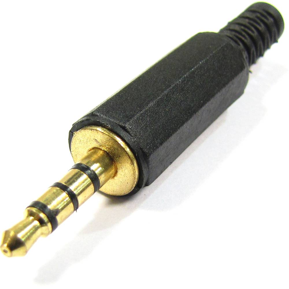 AV 3.5mm 4 Pin Male to AV Screw Terminal Stereo Jack Block Plug Connector B$IJ 
