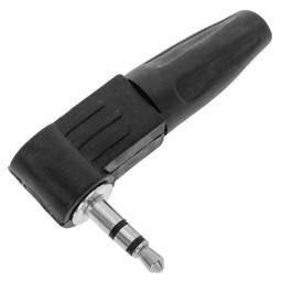 Jack de 3,5 mm estéreo macho ângulo direito