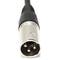Stereo audio cable XLR 3-pin male to TRS jack 6.3mm male 2m