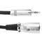 Stereo audio cable XLR 3-pin male to TRS jack 3.5mm male 1m