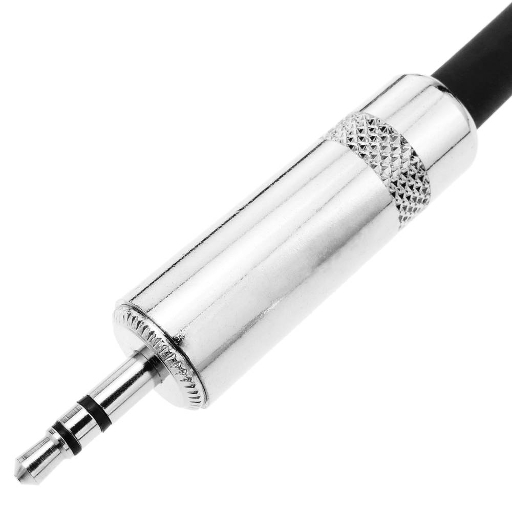 Stereo audio cable XLR 3-pin male to TRS jack 3.5mm male 1m