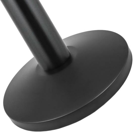 Słupek dystansowy 2 szt. Czarny z 3m rozciąganą taśmą 320 x 63 x 910 mm