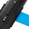 Pal separador 2 unitats negre amb cinta extensible blava i vermella de 5 m 350 x 76 x 910 mm