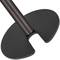 Divider post 2 units black with 2 m red extension tape 350 x 50 x 910 mm
