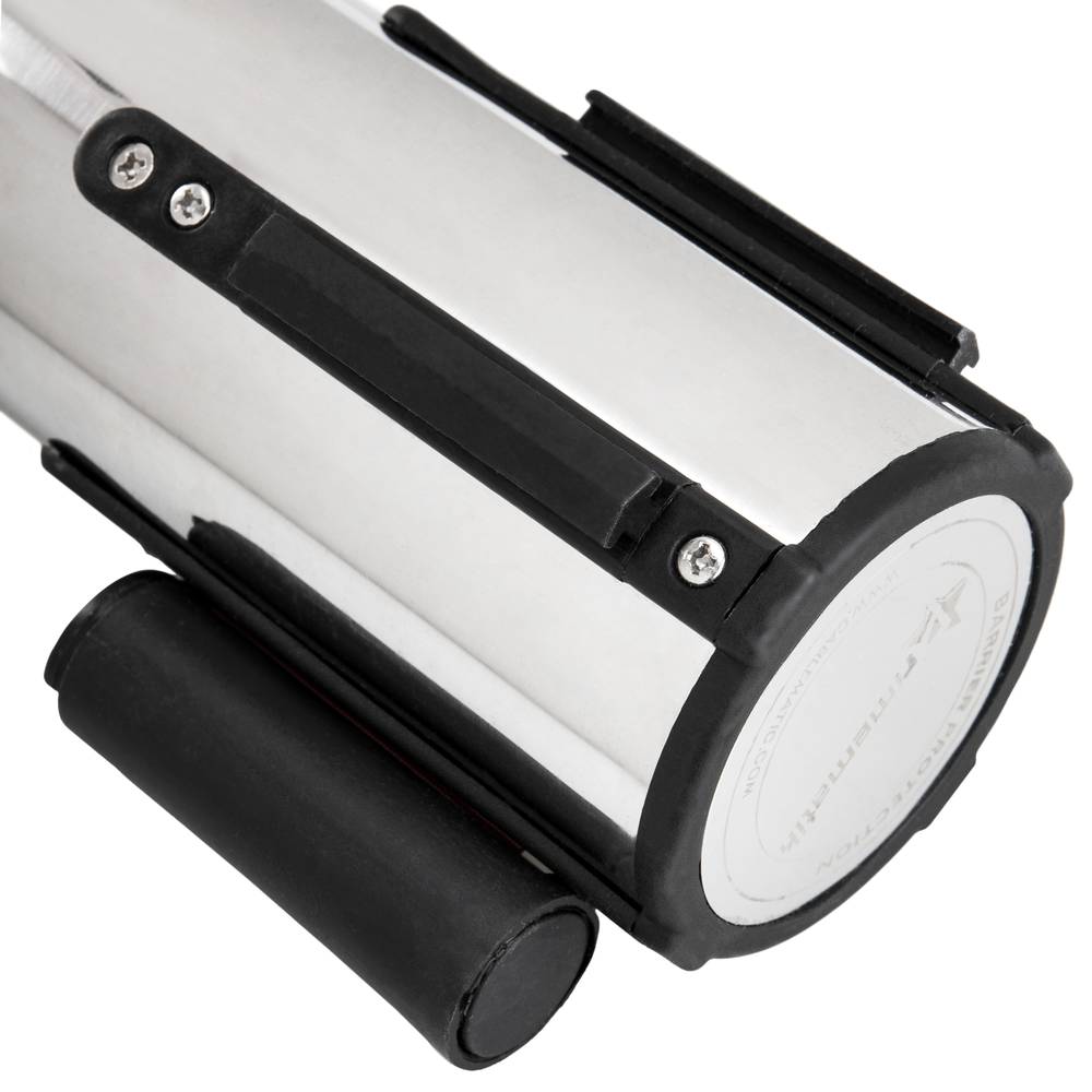 Pal separador 2 unitats en acer inoxidable amb cinta extensible blava i vermella de 3 m 320 x 63 x 910 mm