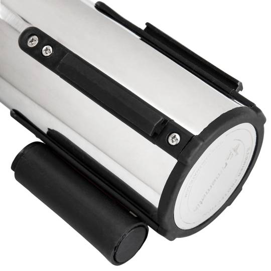 Pal separador 2 unitats en acer inoxidable amb cinta extensible blava i vermella de 3 m 320 x 63 x 910 mm
