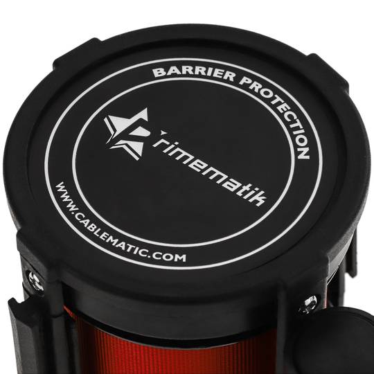 Replacement cassette for retractable tape 5m red