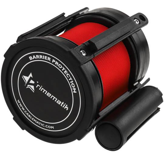 Replacement cassette for retractable tape 5m red