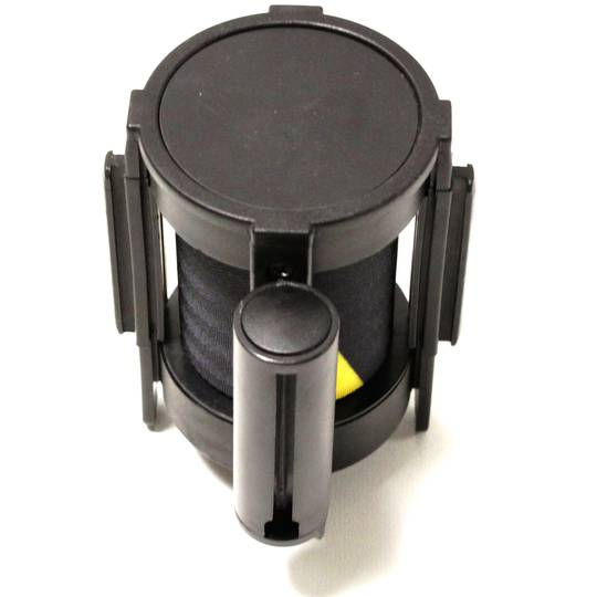 Casette replacement for retractable tape 2m yellow black