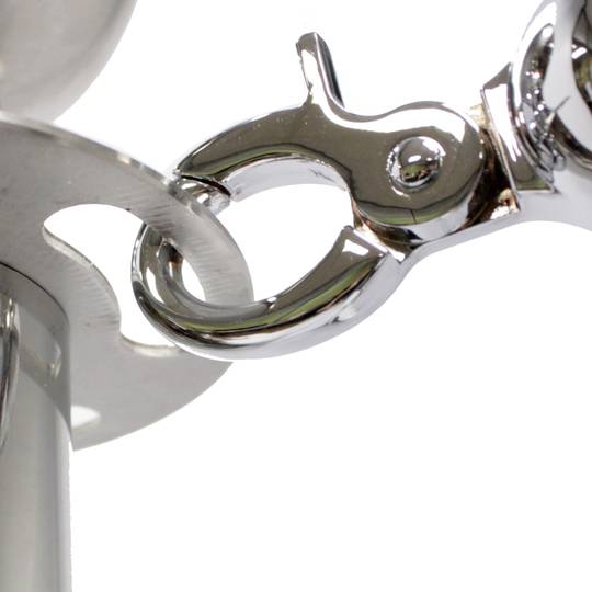 Retractable barrier cord posts for queue management 320x51x1000mm stainless 2 units