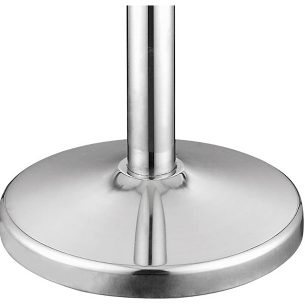 Retractable barrier cord posts for queue management 320x51x1000mm stainless 2 units