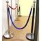 Retractable barrier cord posts for queue management 320x51x1000mm stainless 2 units