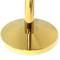 Paletti delimitazione scomparsa di cordone per gestione code 320x51x1050mm inossidabile oro 2 unità