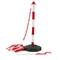 Poteaux de barrière de chaîne de files attente 31x91 cm rouge blanc 2 unités