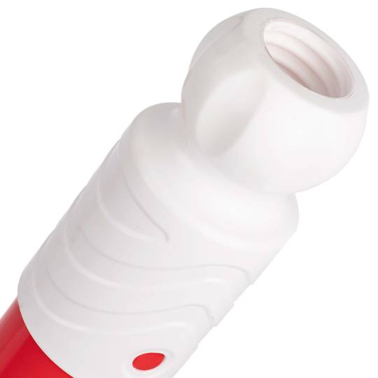 Poste separador de corrente para gestão de filas 35 x 105 cm branco vermelho
