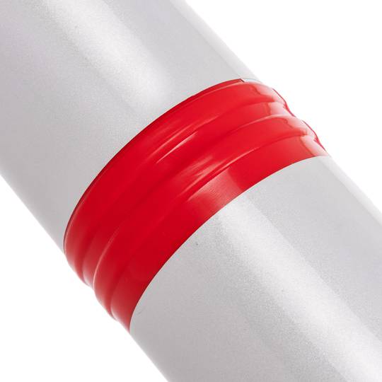 Poste separador de corrente para gestão de filas 35 x 105 cm branco vermelho