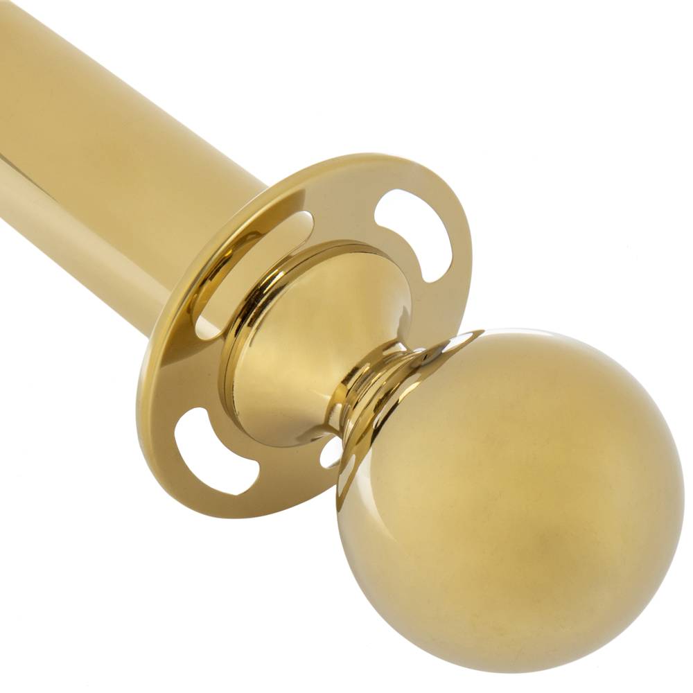Divisorio per palo finitura circolare 2 unità oro per cavo 320 x 50 x 980 mm
