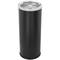 Circular standing bin with ashtray black colour