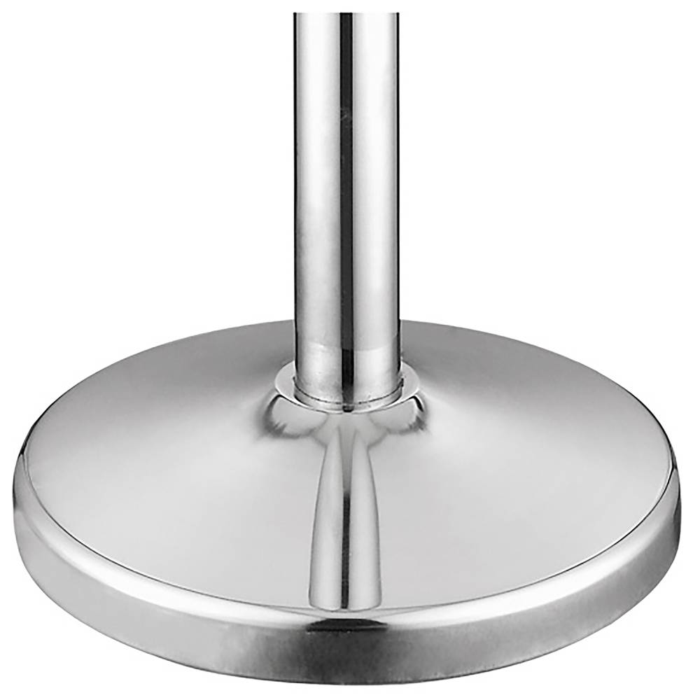 320 mm zilveren basis voor uitschuifbare intrekbare tape-post