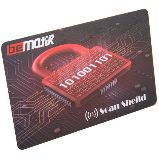 Scheda di sicurezza anti-RFID/NFC 3 unità