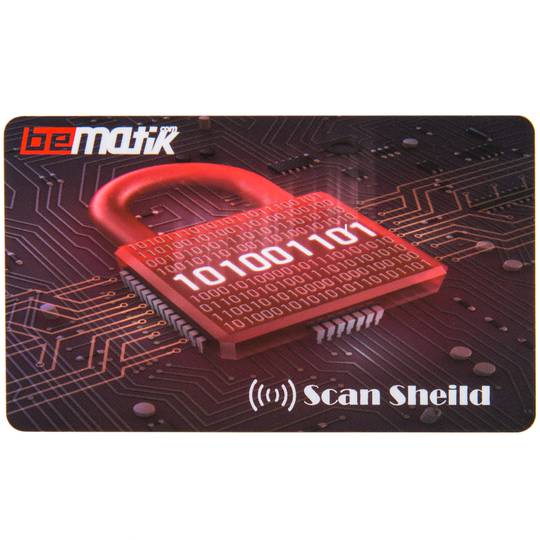 Scheda di sicurezza anti-RFID/NFC 3 unità