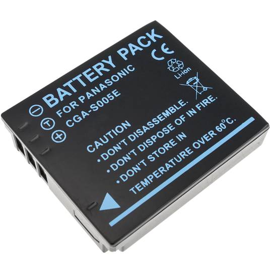 Batterie compatible avec Panasonic DMW-S005E CGA-BCC12