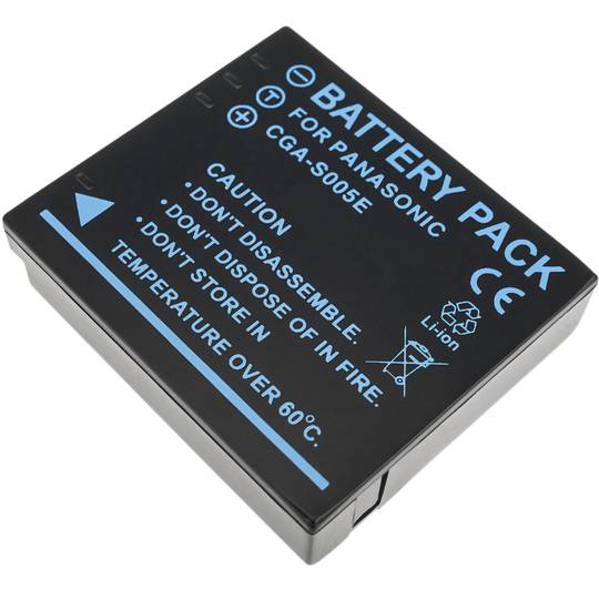 Batterie compatible avec Panasonic DMW-S005E CGA-BCC12