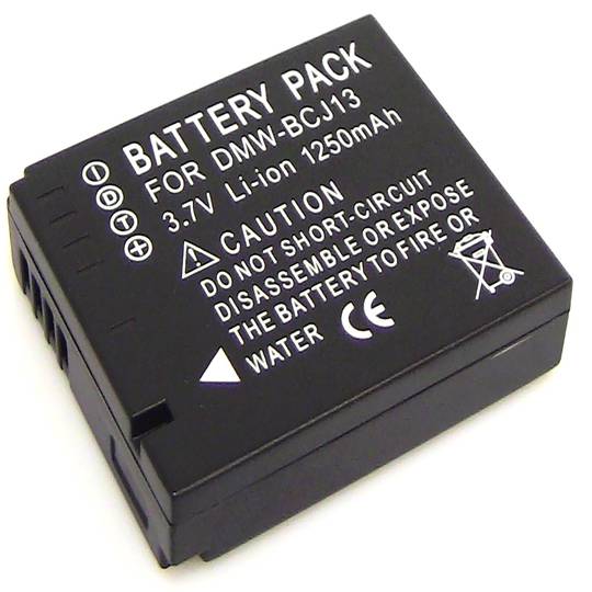 Battery compatible with Panasonic DMW-BCJ13