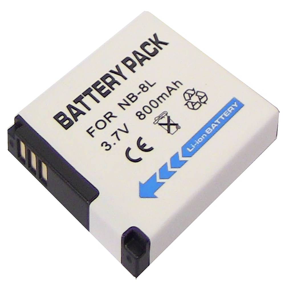 Bateria de substituição compatíveis com Canon modelo NB-8L
