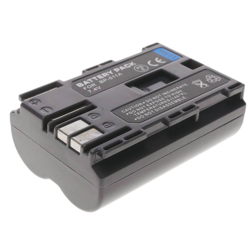 Batterie de remplacement compatible avec Canon le modèle BP-511A