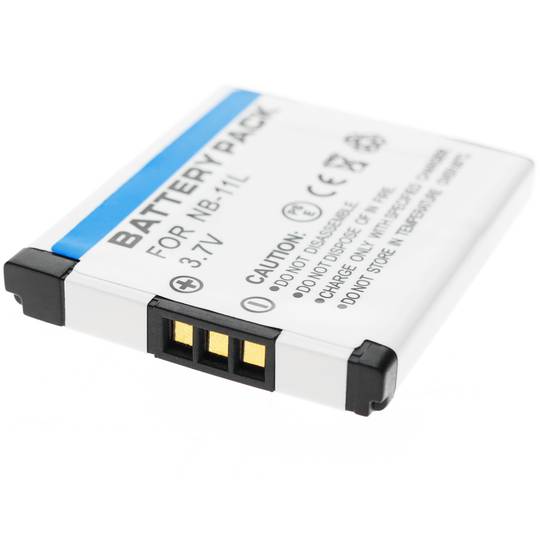 Batterie compatible avec Canon NB-11L PowerShot 3.7V Li-Ion 800 mAh