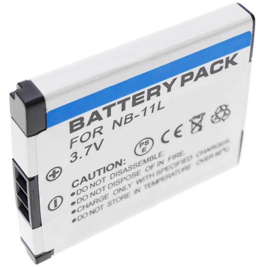 Batterie compatible avec Canon NB-11L PowerShot 3.7V Li-Ion 800 mAh