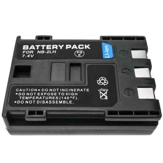 Bateria de substituição compatíveis com Canon modelo NB-2LH