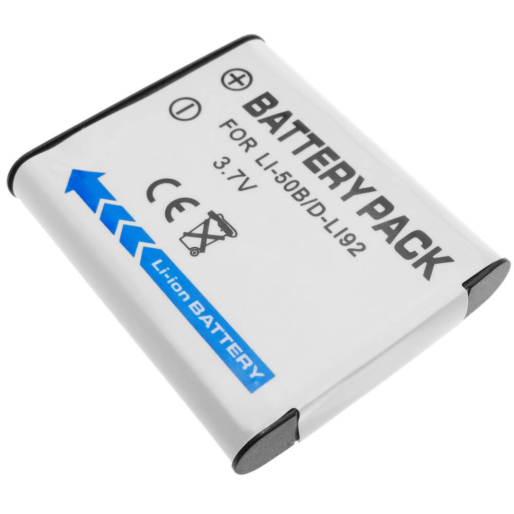 Batterie compatible avec Olympus LI-50B Pentax D-LI92 CNP150