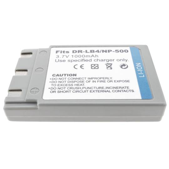 Compatible with Minolta Konika Olympus NP-500 NP-600 DR-LB4 battery